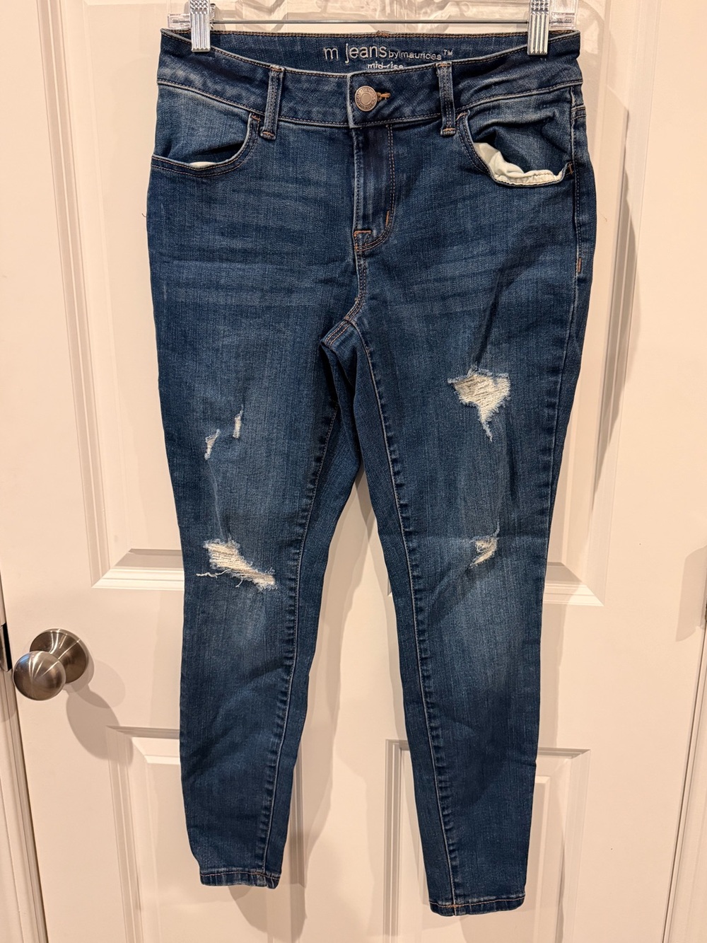 Maurice’s Mid Rise Blue m Jeans Size Small Short